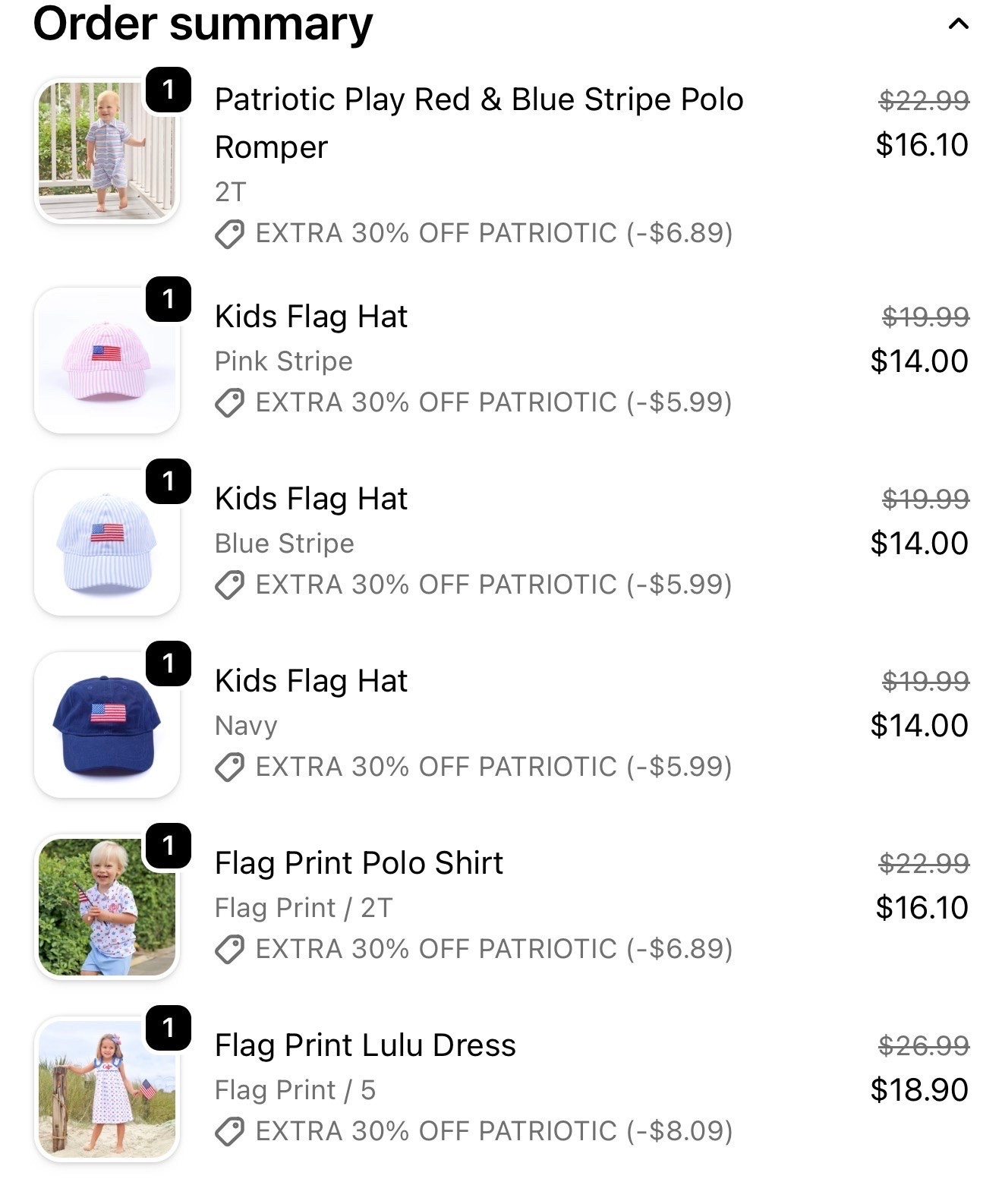 Up to 50% off @Classic Whimsy patriotic!