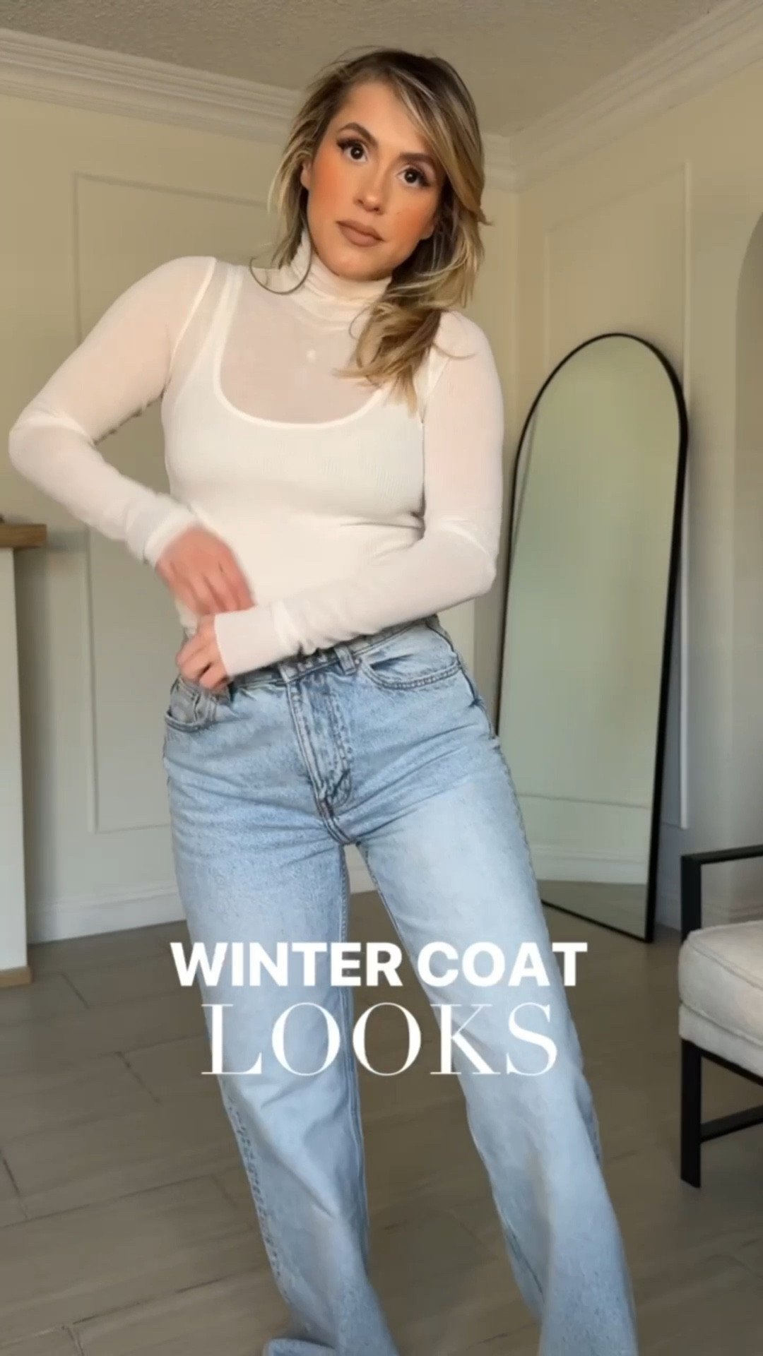 Winter outfits with coats 🙌🏼♥️

Look 1: Ribcage Levi's jeans are size 27. The exact coat is very very old from ASOS; the Aritzia one I linked is pretty much identical! 

Look 2: vegan leather pants are from Abercrombie in the size 27 curve love. They have really nice stretch. 

Look 3: Levi's are in the size 26 (size down fantastic stretch). 

✔️ I wear all of the coats in a small
✔️ Abercrombie jeans are in a size 27R | the first jeans with the ivory coat are in a size 27.  
✔️ babes, some of the coats I'm wearing in this video are not the exact ones that I have linked because I've owned these coats for more than three years! I did, however, find you the very best matches.



#LTKgrwm #LTKFindsUnder50 #LTKootd