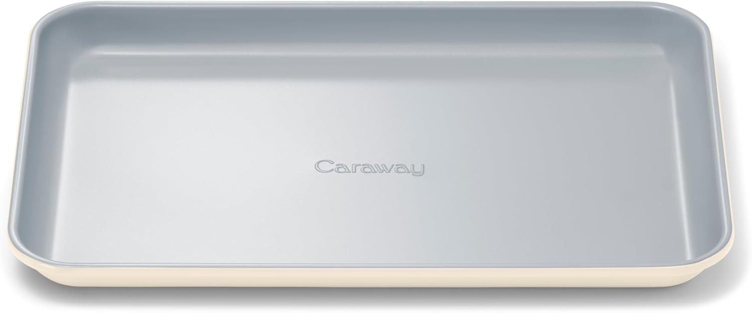 Caraway Nonstick Ceramic Small Baking Sheet (9x13”) – Non-Toxic, PTFE & PFOA Free – Oven Sa... | Amazon (US)