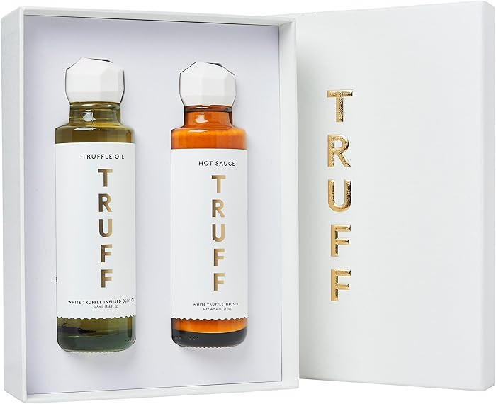 TRUFF White Truffle Gift Set, White Truffle Oil and Hot Sauce, Holiday 2-Pack | Amazon (US)