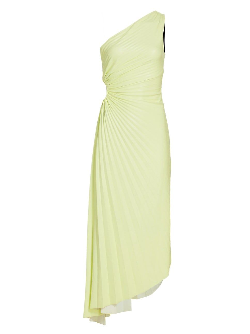 Delfina One-Shoulder Pleated Dress | Saks Fifth Avenue