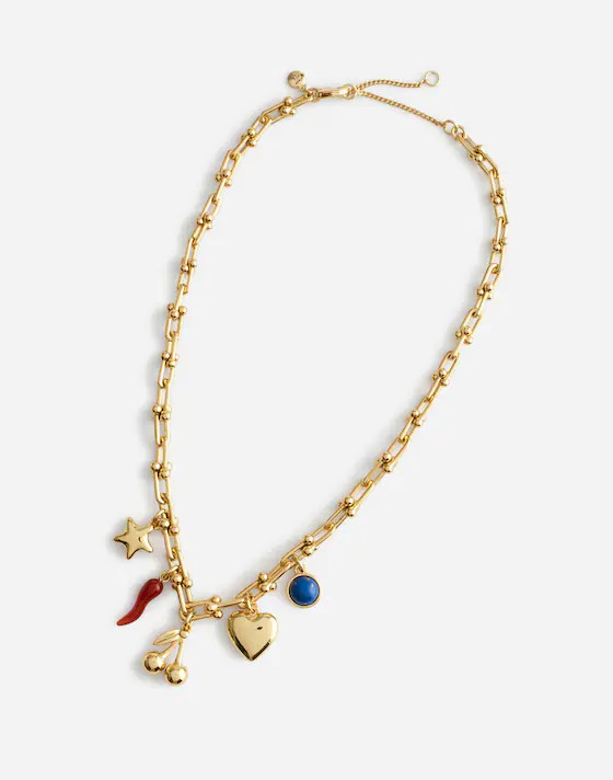 Semiprecious U-Link Charm Necklace | Madewell