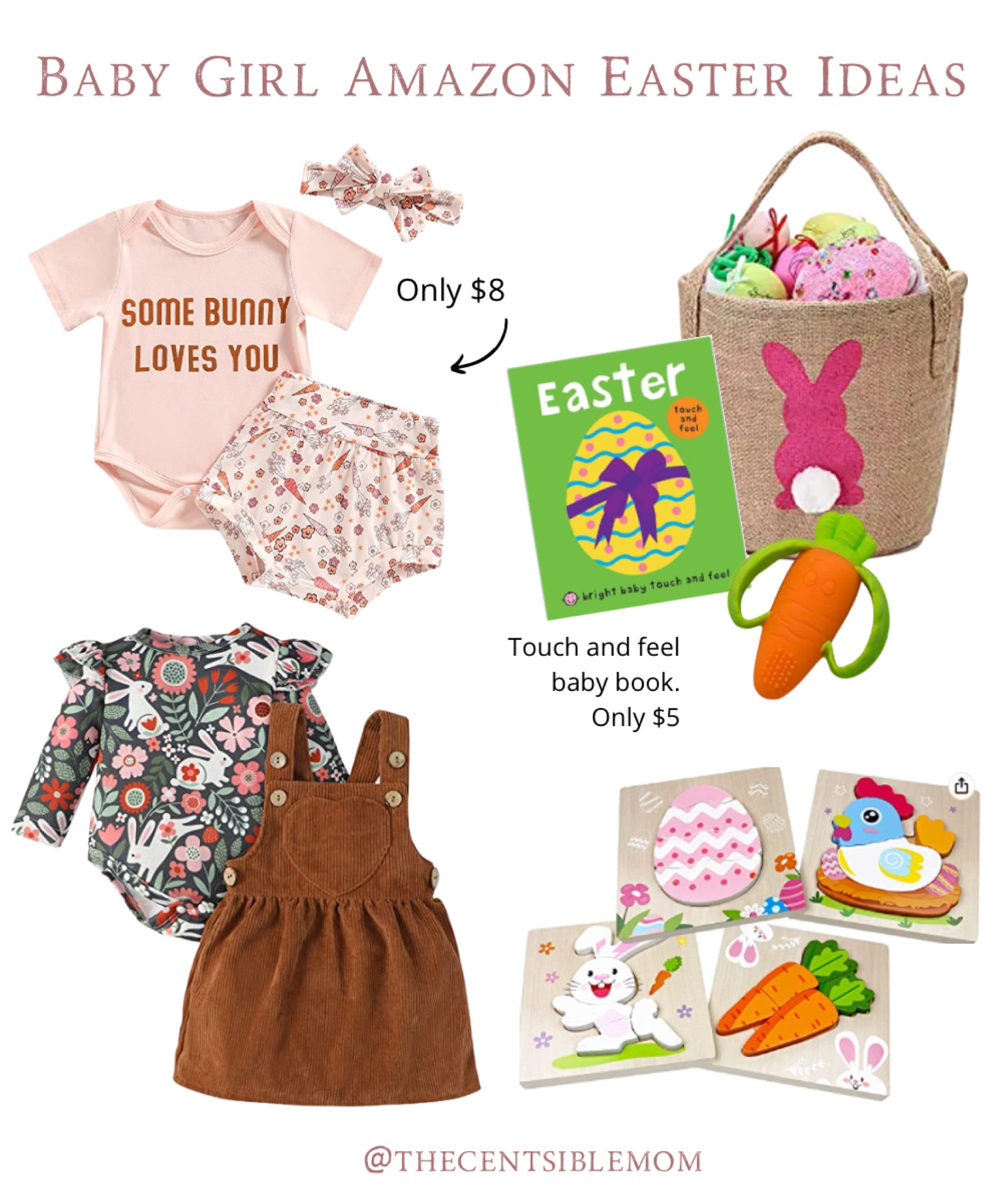 Baby girl Easter outfit. Baby girl Easter ideas. Girl Easter basket. Baby’s first Easter. Easter dress. Amazon Easter finds. Easter puzzles. Easter books. Girls Easter. 

#LTKSeasonal #LTKfamily #LTKkids