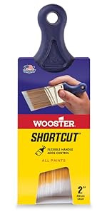 Wooster Brush Q3211-2 Shortcut Angle Sash Paintbrush, 2-Inch, White - Paint Brushes - Amazon.com | Amazon (US)