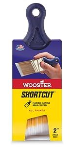 Wooster Brush Q3211-2 Shortcut Angle Sash Paintbrush, 2-Inch, White - Paint Brushes - Amazon.com | Amazon (US)