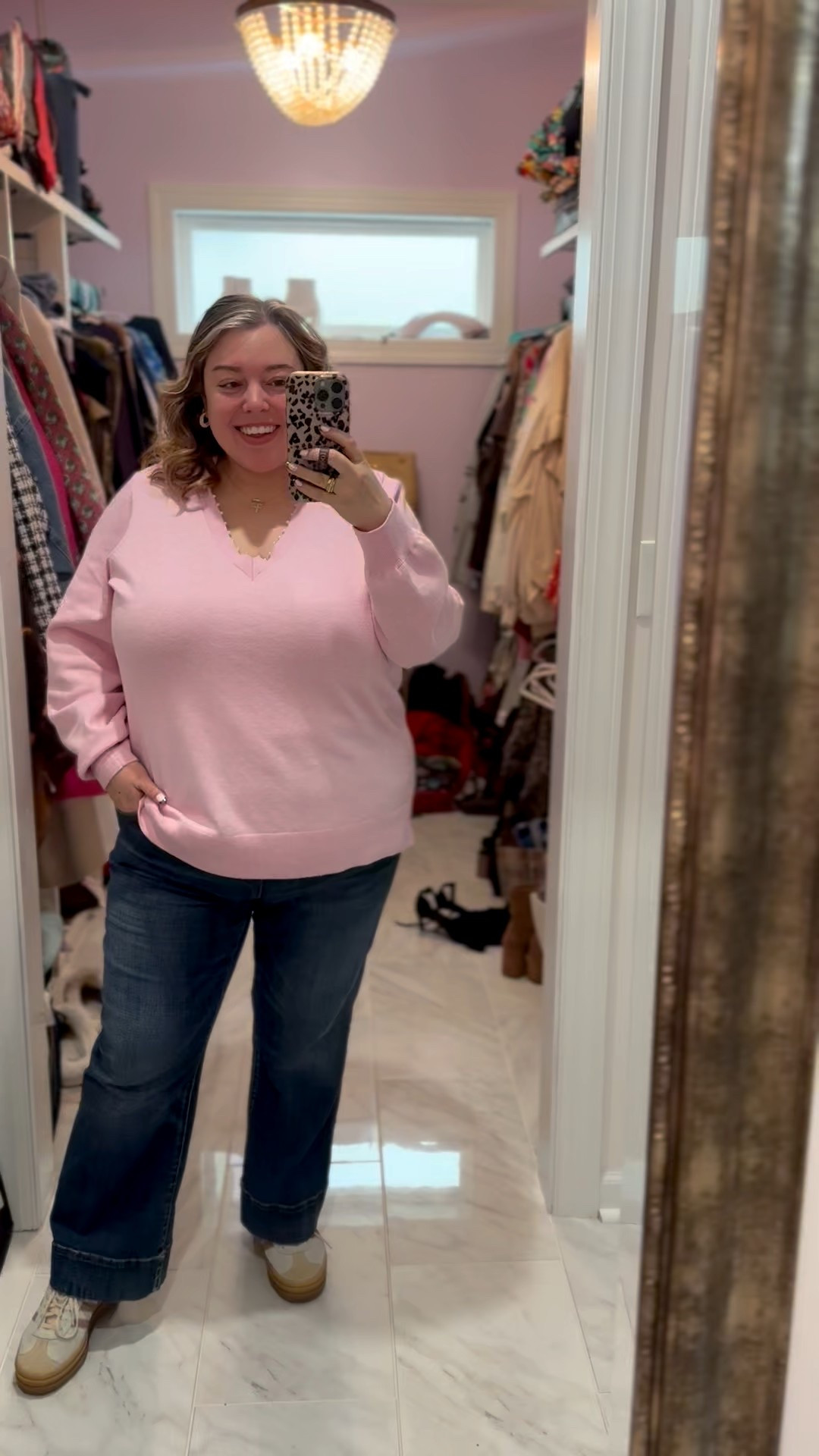 Happy Thursday 💕 Wearing this adorable Lane Bryant sweater again. I love the little pearls. It’s 30% off right now too! 

#LTKootd #LTKSaleAlert #LTKPlusSize