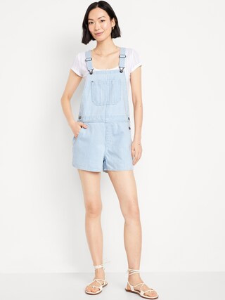 Baggy Jean Shortalls -- 3-inch inseam | Old Navy (CA)