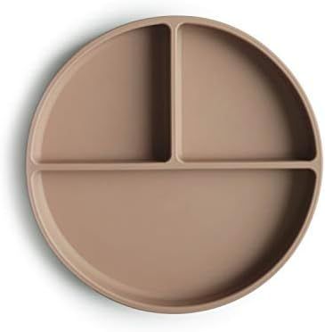 mushie Silicone Suction Plate | BPA-Free Non-Slip Design (Natural) | Amazon (US)