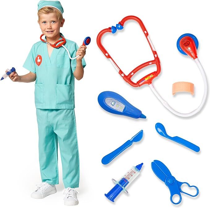 Spooktacular Creations Surgeon Doctor Costume for Kids, Toddler, Doctor Costumes for Boys and Gir... | Amazon (US)