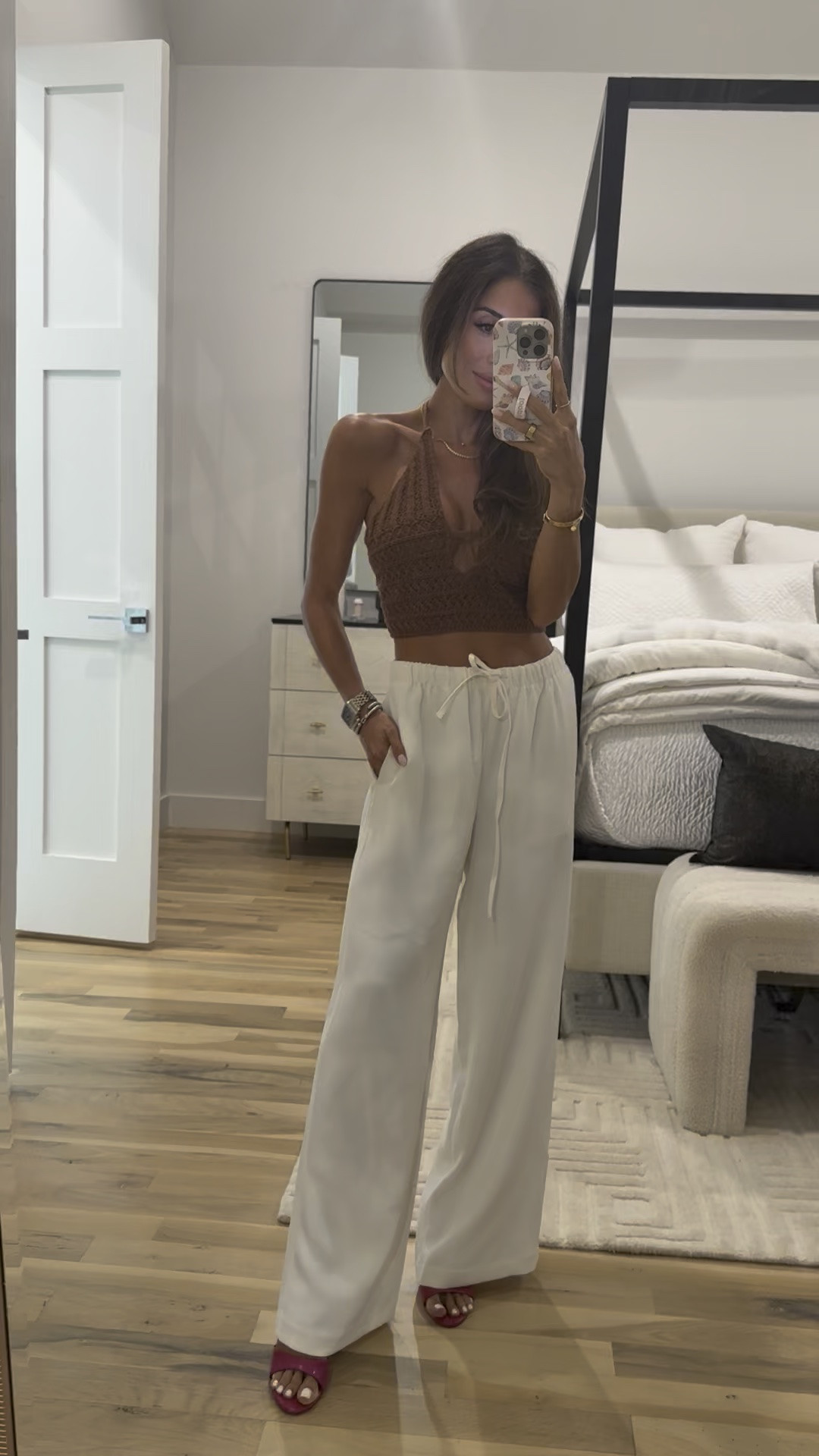 Non wrinkle pants crochet top summer outfit

#LTKPetite #LTKSaleAlert #LTKootd