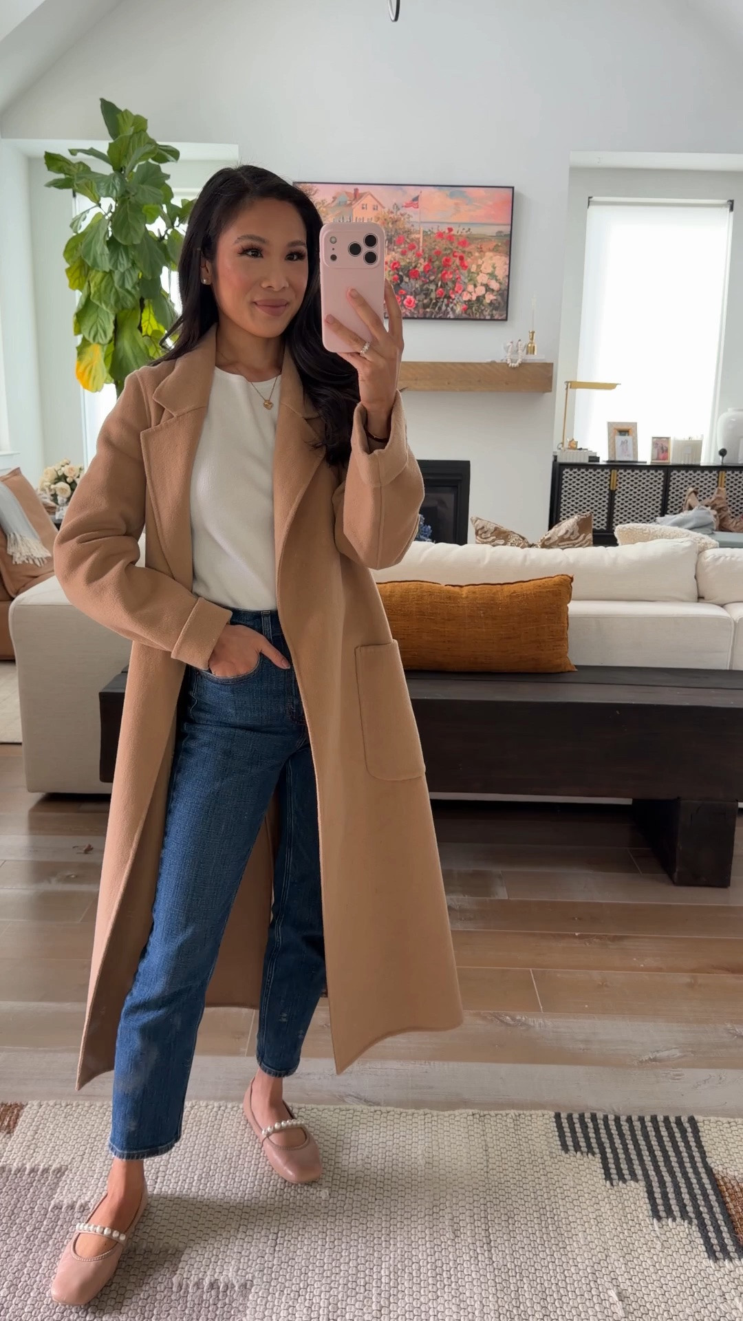 The best wool blend wrap coat part of the NSALE! I’ve had this since 2022 and while every year the version is a little different, this is truly a wardrobe staple. I love the wrap silhouette because it’s so forgiving and flattering. I’ve worn this while pregnant and throughout many seasons of life. Wearing size 0 and it does have an oversized fit. If you’re shorter than 5’3 would recommend getting it hemmed or altered to fit you and you’ll have a jacket for life. These Stuart Weitzman Goldie ballet flats are also from a few years ago and so comfortable right out of the box while looking chic. They fit true to size.

#LTKPetite #LTKSaleAlert