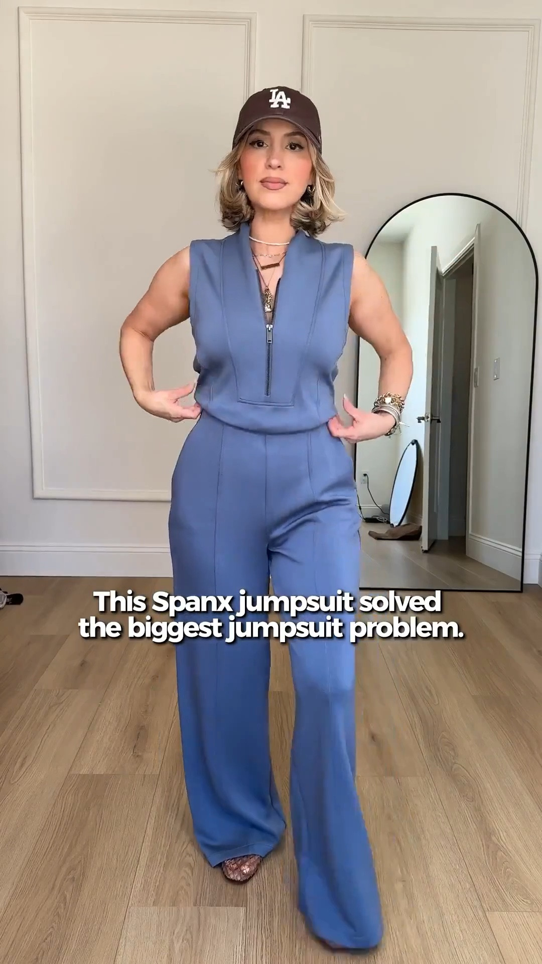 This @Spanx  jumpsuit omg!  Amazon inspired version LINKED 🙌🏼


#LTKPetite #LTKgrwm #LTKootd
