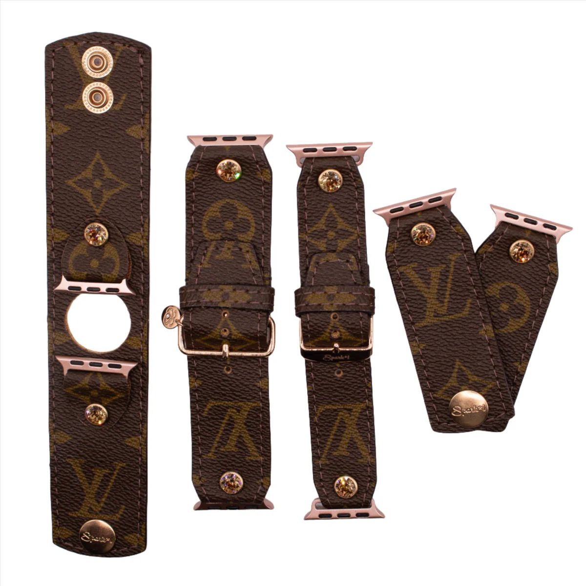 Upcycled LV Monogram Customizable Watchband | Spark*l