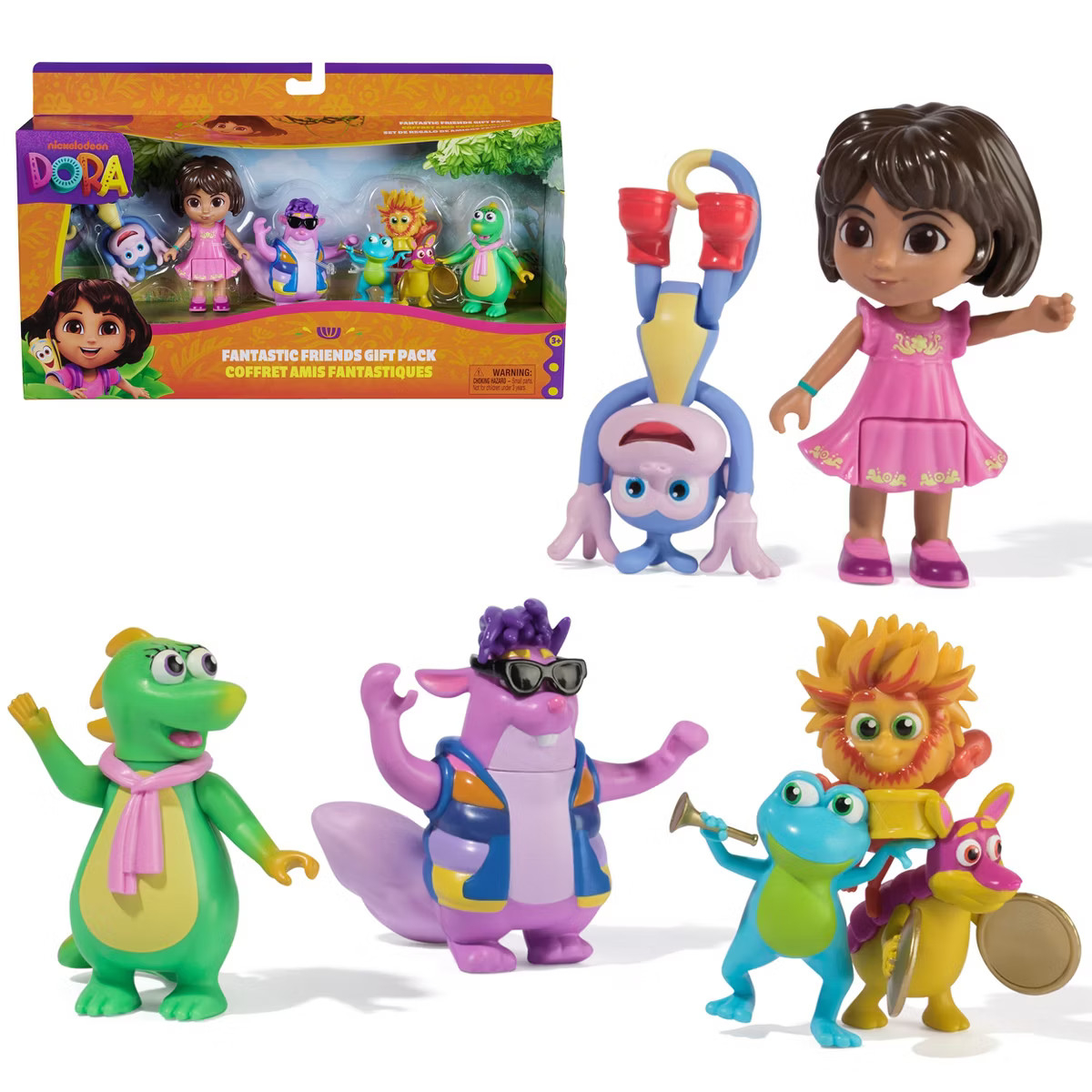 Dora Fantastic Friends Gift Pack with Dora, Boots, Tico, Isa, and the Fiesta Trio | Target