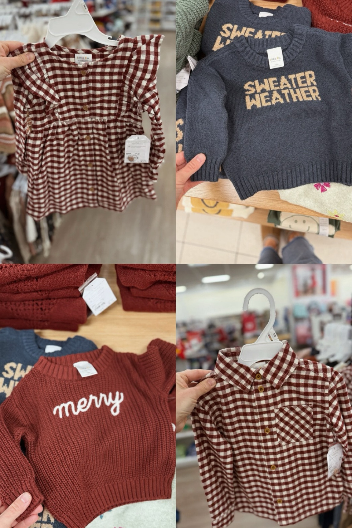 The cutest baby + kid clothes! Available in baby, toddler, and big kid sizes! That gingham dress 😍 cute for Thanksgiving and Christmas! On sale with code BIGDEAL

#LTKSaleAlert #LTKHoliday #LTKKids