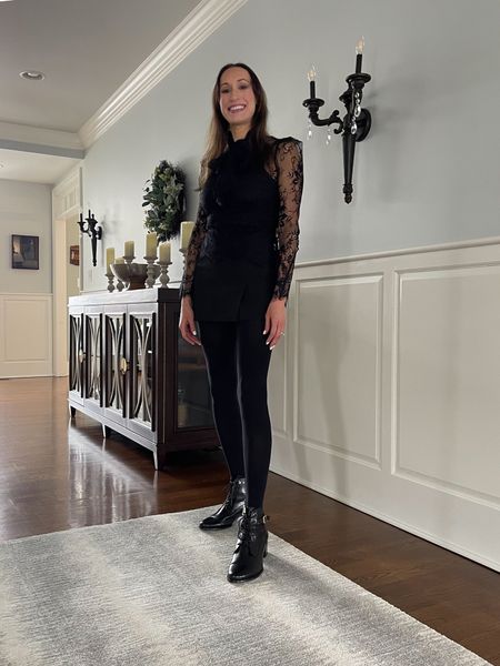 Chic and polished all black look from Chloe Collette
Pre-styled collection called “The J’adore Four”
Wearing the Madonna Top and the Jersey mini skirt
Perfect Valentine’s Day outfit! Comes in other colors 
Date night
Lace top
#chloecollette
#barbiecorecouture
#modernheirlooms

#LTKstyletip