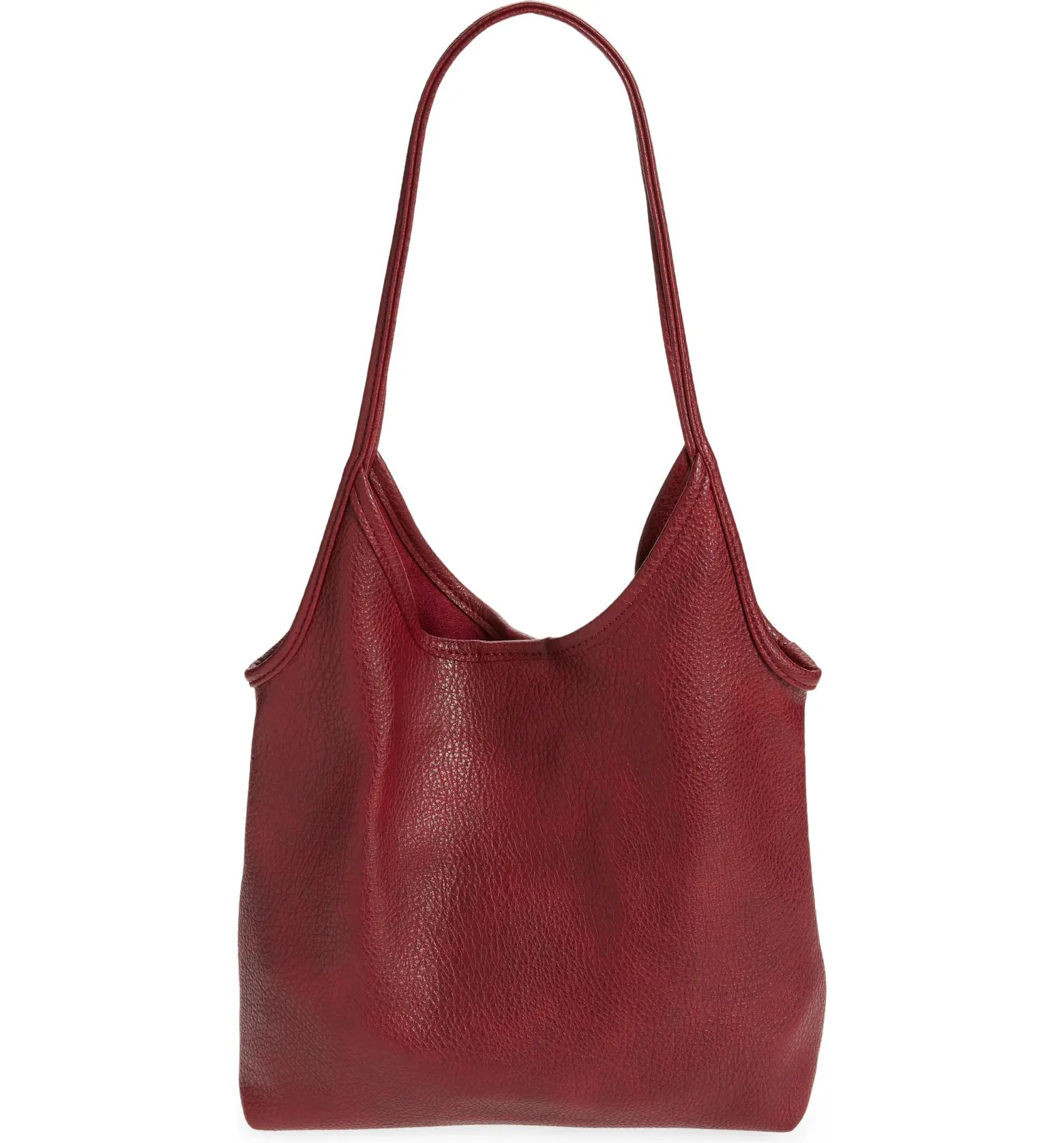 Street Level Slouchy Faux Leather Tote | Nordstrom | Nordstrom