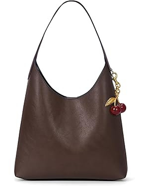 HICARRY Faux Suede Hobo Bags Vegan Leather Shoulder Bag Tote for Women Medium Slouchy Designer Ha... | Amazon (US)