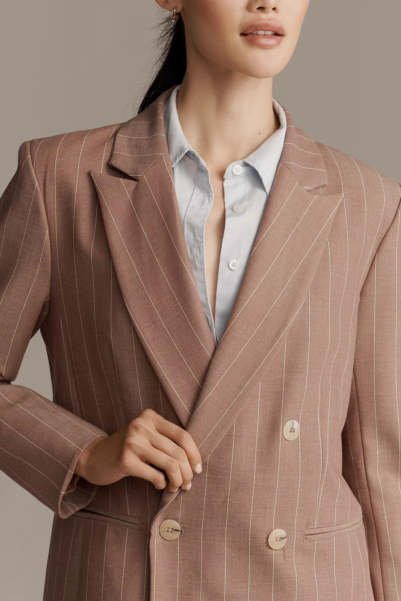 Maeve Oversized Double-Breasted Blazer | Anthropologie (US)