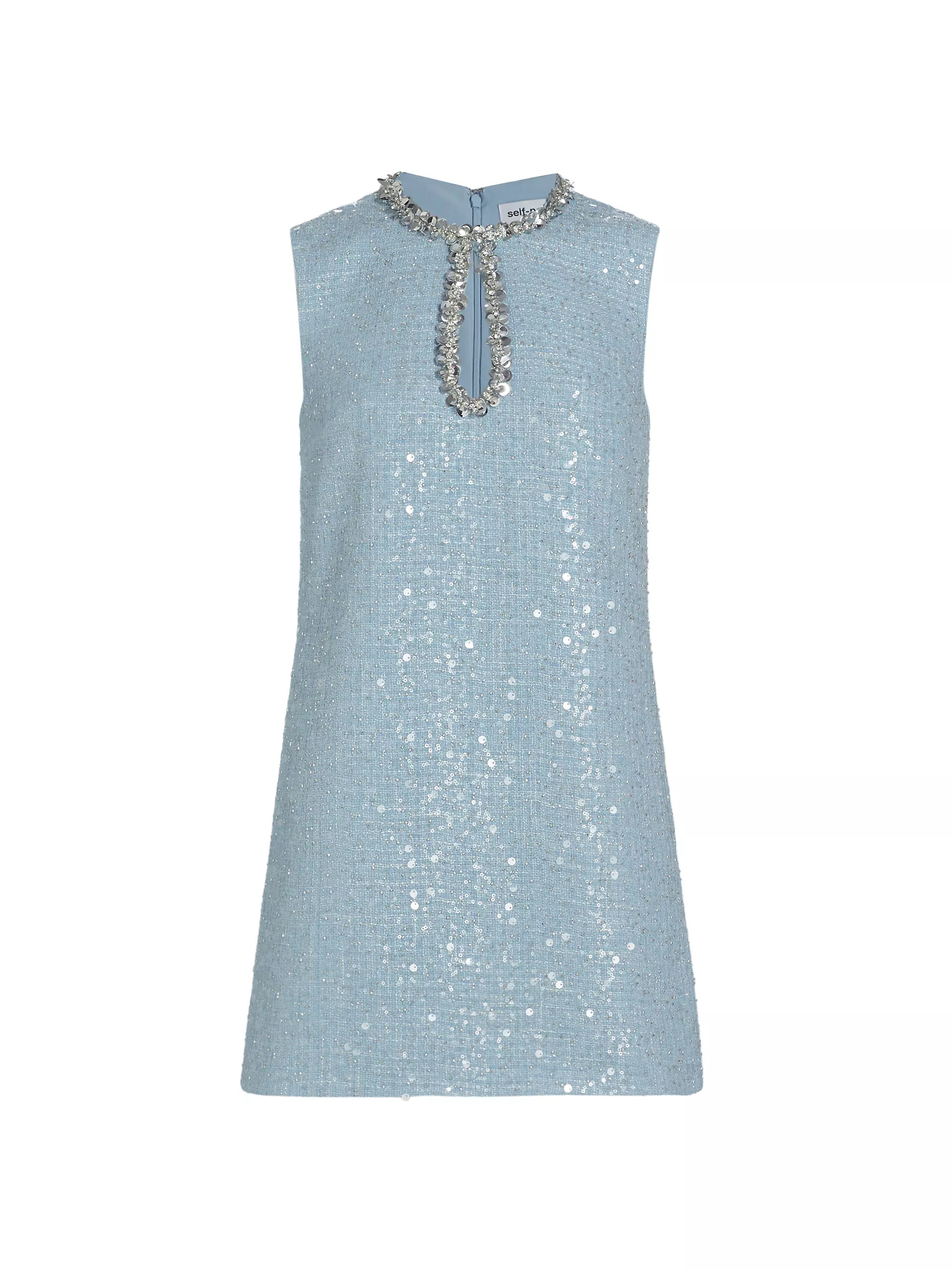 Sequined Bouclé Minidress | Saks Fifth Avenue