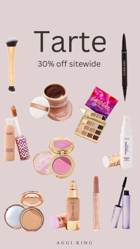 30% off sitewide ends tonight 

#tarte #makeup

#LTKbeauty #LTKSpringSale #LTKsalealert