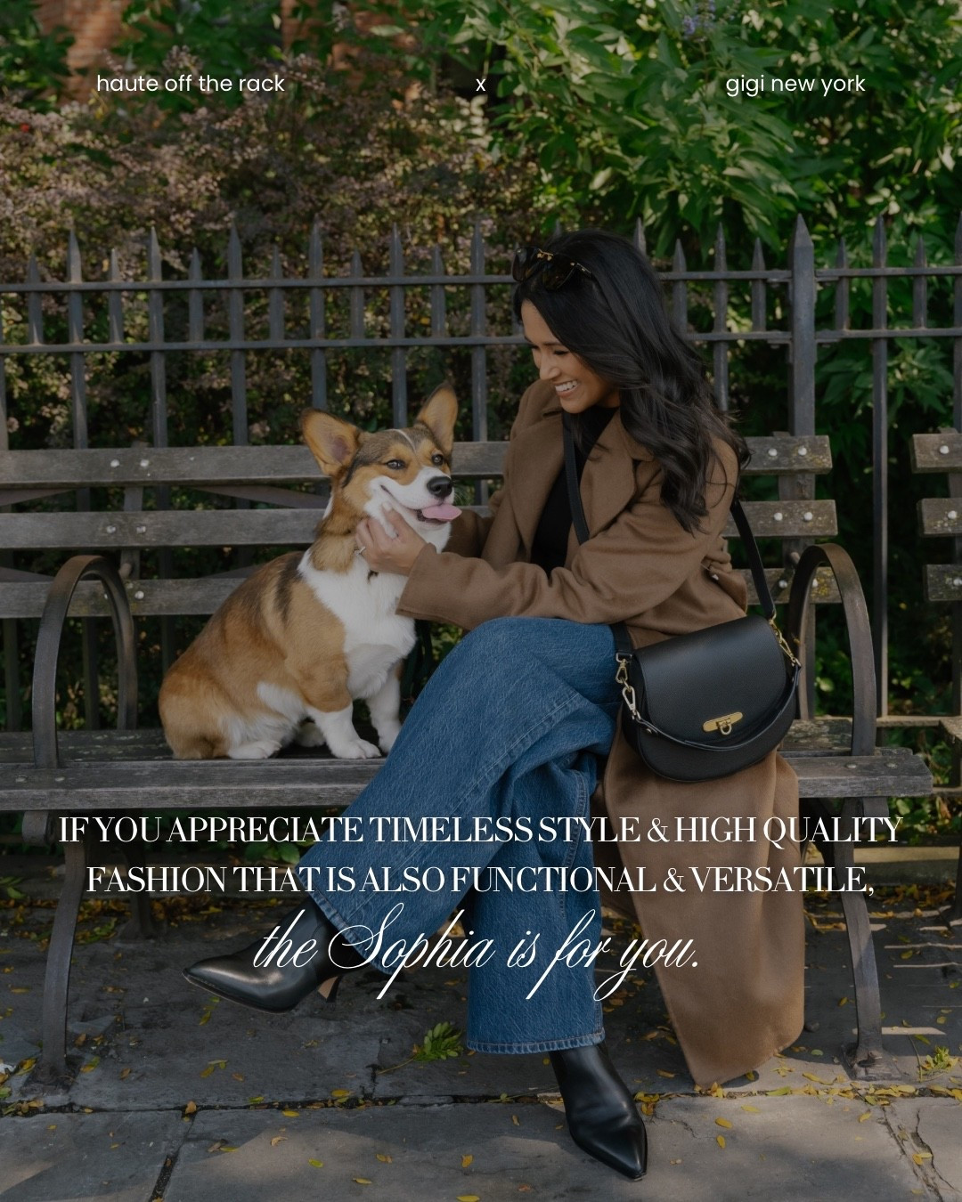 How gorgeous is my new Sophia Bag that I designed with @giginewyork!

I designed the Sophia with you in the forefront of our minds in collaboration with @GiGiNewYork. I can’t believe this our sixth handbag design collaboration together over the past decade. The Sophia bends refinement with versatility featuring a softly curved silhouette, gold lock closure, and feminine leather detailing. It also features a detachable top handle and crossbody strap to allow for handheld or crossbody 
The gorgeous black and tan Sophia bags are handcrafted from durable textured French Calfskin leather and the Bordeaux is made with smooth European full-grain calfskin leather. 
20% OFF with code: HAUTE20


Wearing sz XS in the coat 



#LTKItBag #LTKStyleTip #LTKShoeCrush