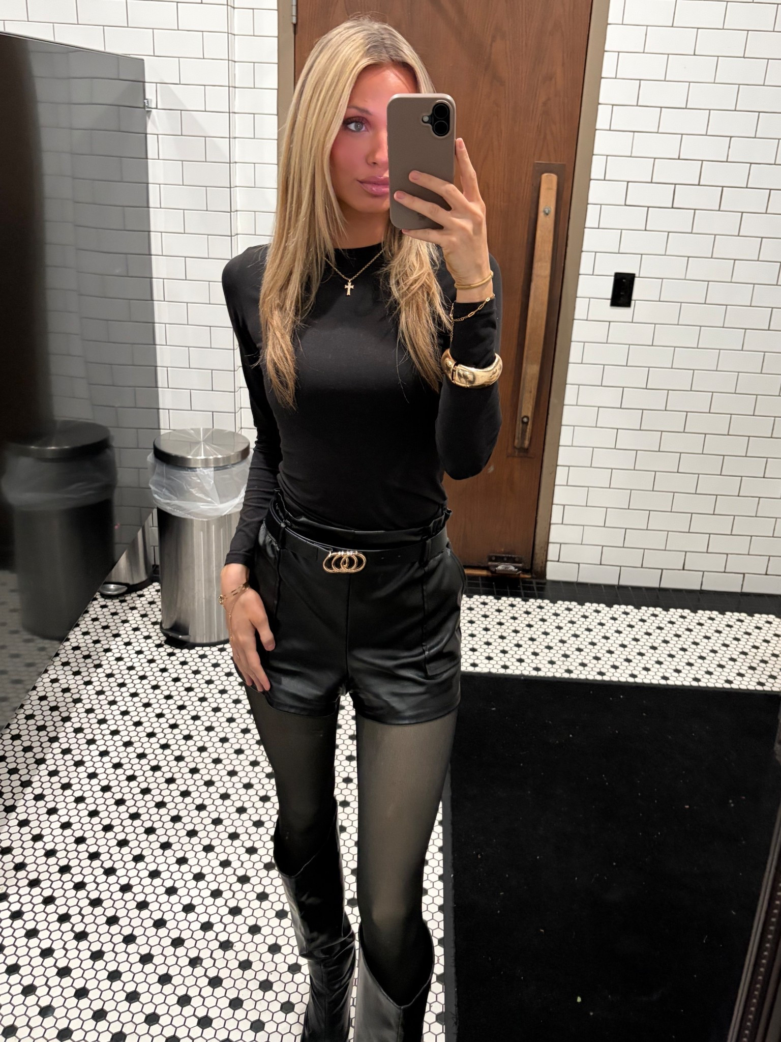 basic holiday outfit that keeps you warm while looking cute 🖤

#LTKootd #LTKHoliday #LTKSeasonal