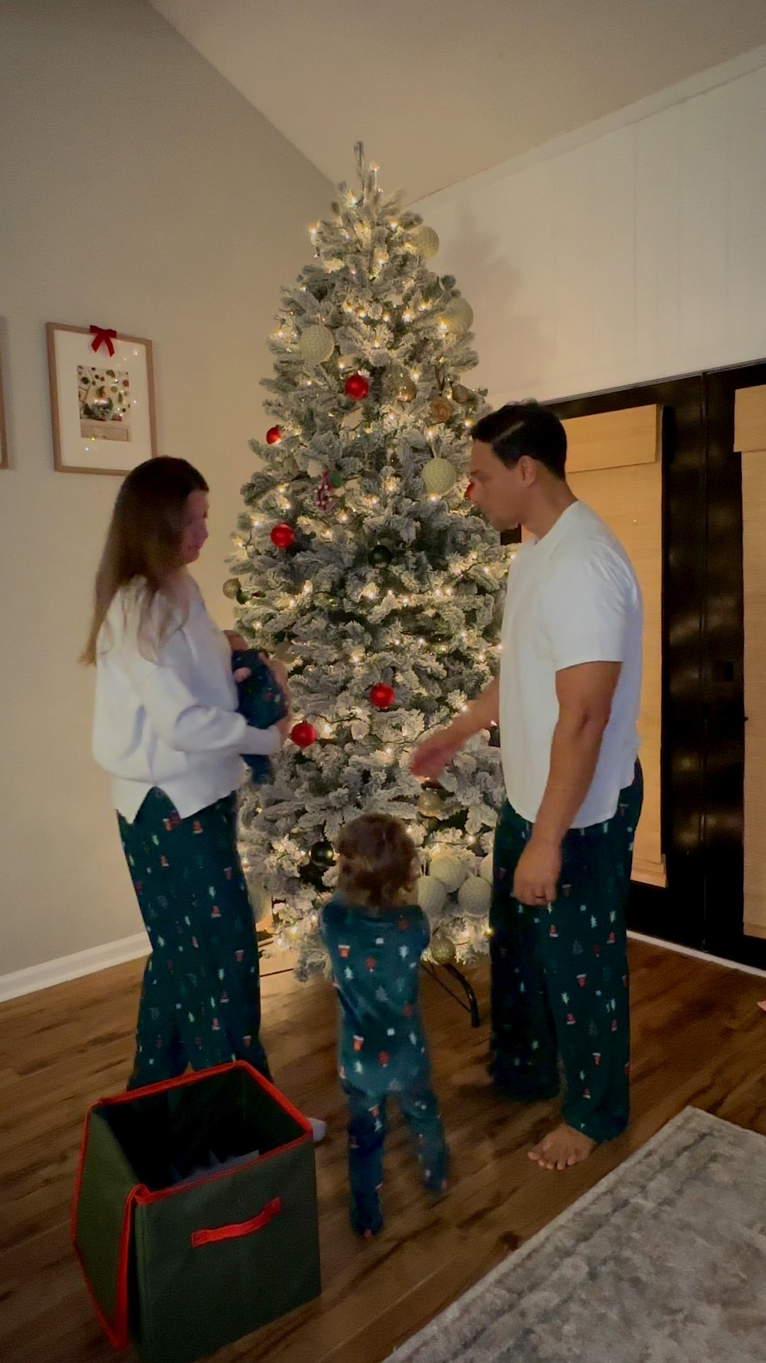 Making memories as a family of four 🥹🎄 Our tree is still on sale! We have the 9’ king flock!

#LTKmomlife #LTKSaleAlert #LTKHoliday