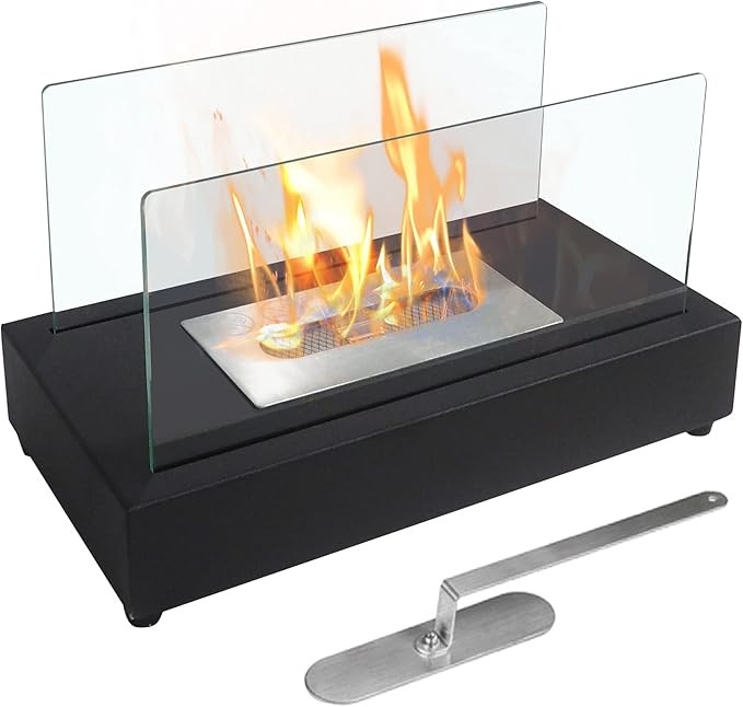 Skypatio Tabletop Fire Pit for Smores Maker, Portable Bio Ethanol Tabletop Fireplace for Indoor/O... | Amazon (CA)