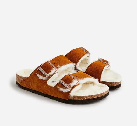 Birkenstock® Arizona shearling sandals