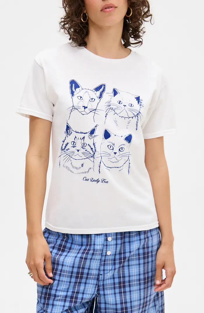 BDG Urban Outfitters Cat Lady Relaxed Graphic T-Shirt | Nordstrom | Nordstrom
