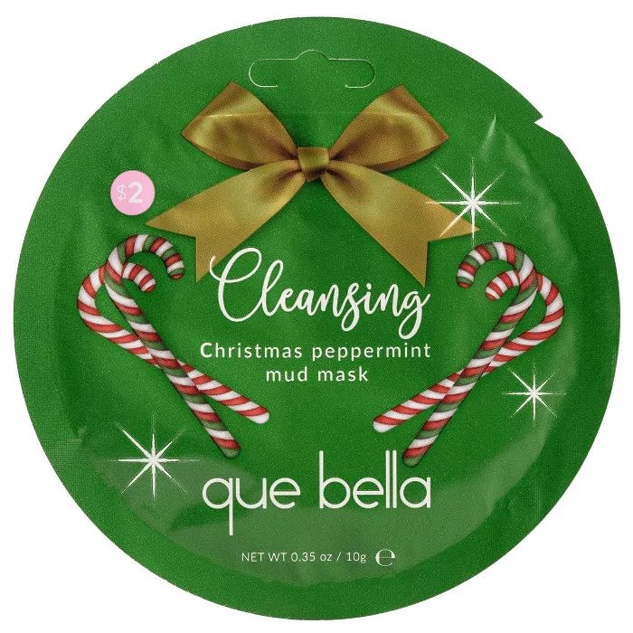 Que Bella Cleansing Peppermint Mud Face Mask - 0.35oz | Target