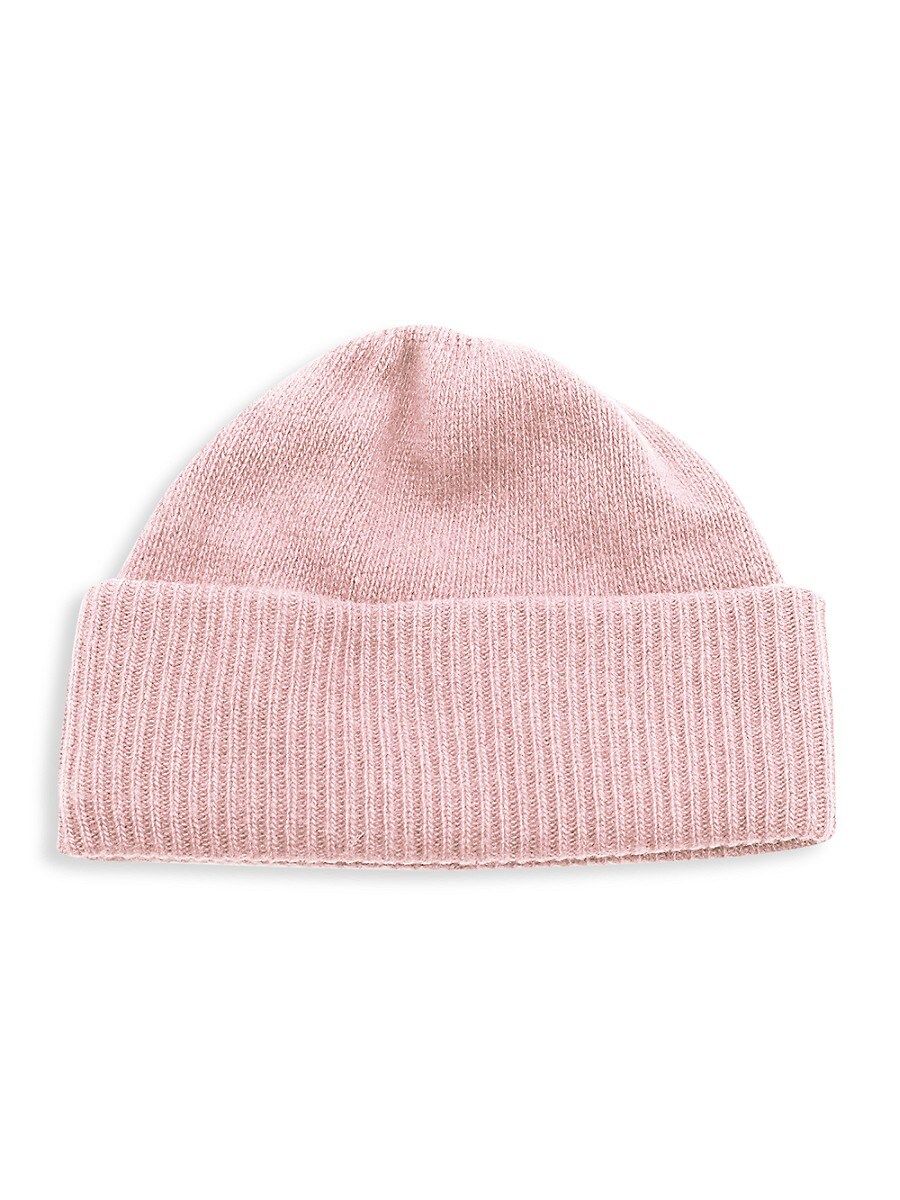 Portolano Women's Cashmere Jersey Beanie - Baby Pink | Saks Fifth Avenue OFF 5TH