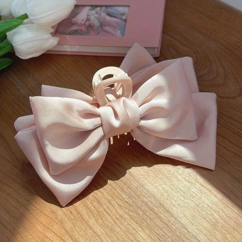 Oversized Sweet Bow Hair Clip Claw Clip Princess Hair - Temu Canada | Temu Affiliate Program