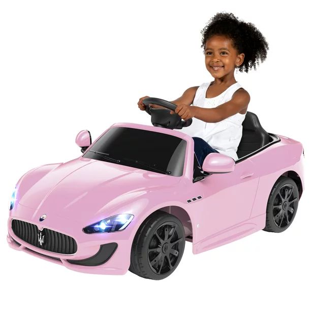 Kalee 6V Pink Maserati GranCabrio Battery Powered Ride on - Walmart.com | Walmart (US)