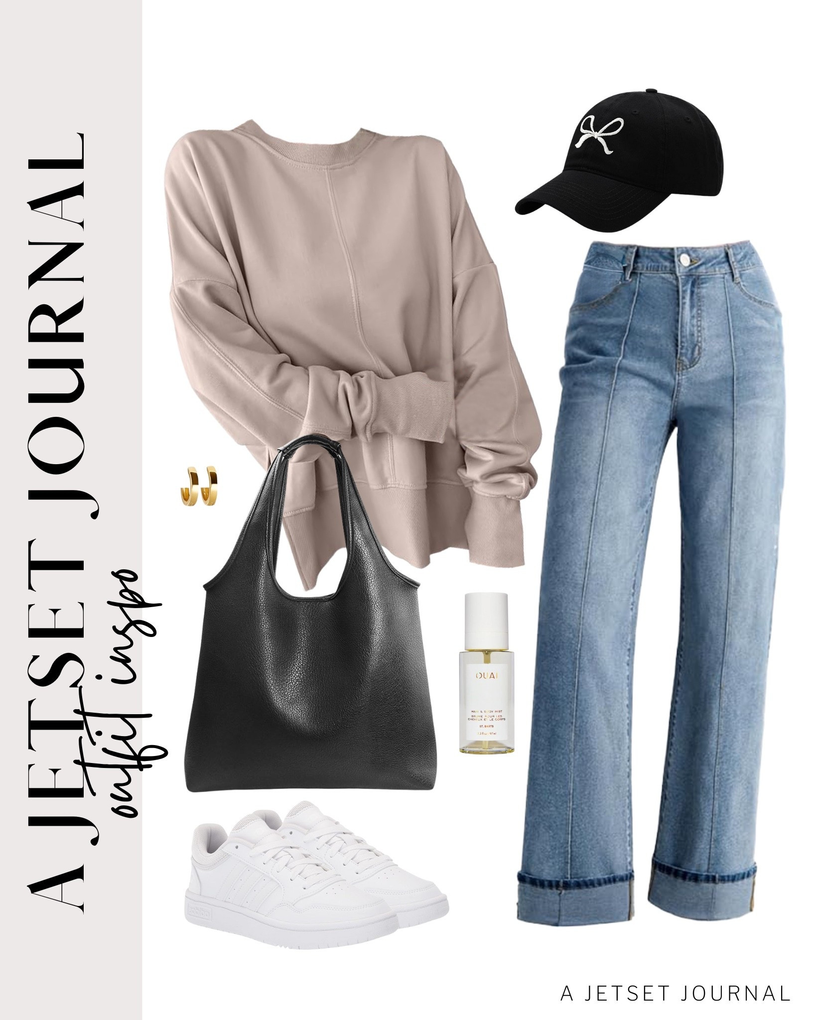 Want a cozy outfit idea? Here’s a cute way to style this new oversized sweater.
wide leg cuffed jeans, hoop earrings set, ouai hair and body mist, trendy look, viral products, casual outfit idea, how to style, ways to style, amazon fashion, affordable style, shoe inspo, winter outfit, winter style

#LTKSeasonal #LTKU #LTKBeauty