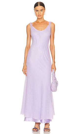Liliane Knitted Maxi Dress in Lavender | Easter Dress Easter Outfit Easter Outfits 2023 Easter 2023 | Revolve Clothing (Global)