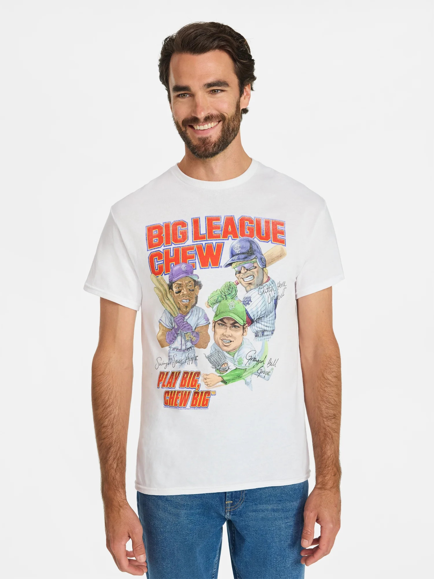 Big League Chew Men's & Big Men's Graphic Tee Shirt, Sizes S-3XL | Walmart (US)