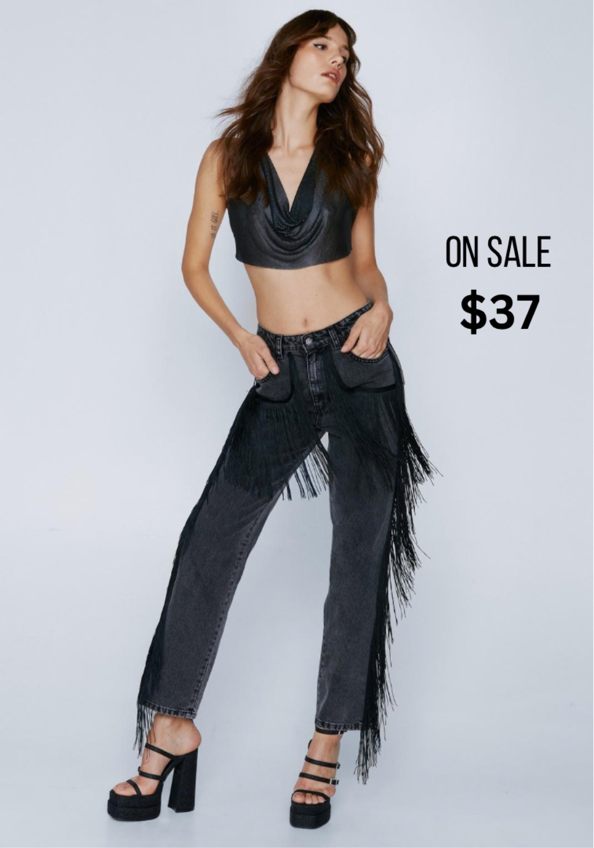 Fringe jeans on sale

#nashvillestyle #nashville #tequilakills #fringeboots #freepeople #nastygal #nash #bacheloretteparty #nashvilletennessee #western #NFR #cowboyboots #cowgirlboots  #rhinestoneboots #nastygal #countryconcert #festival