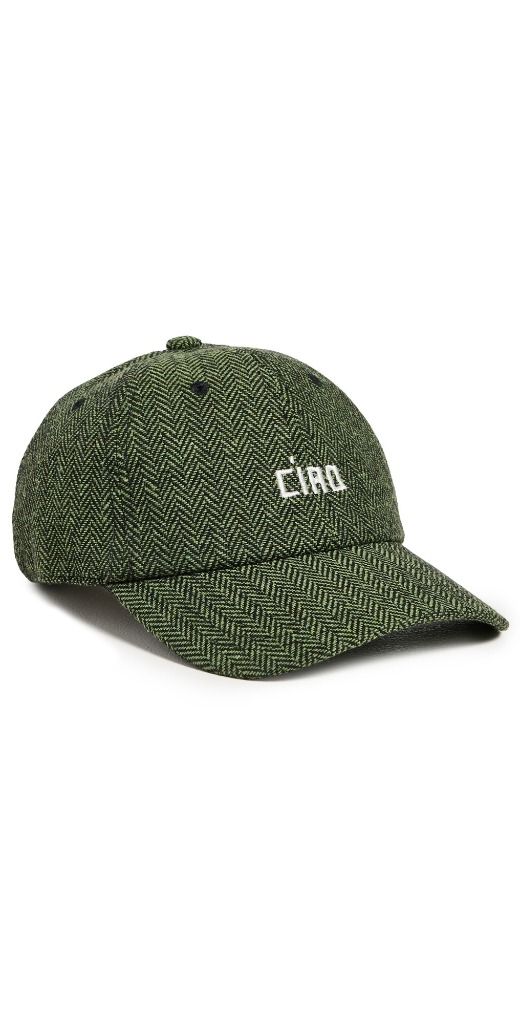 Clare V. Wool Baseball Hat Green & Black One Size | Shopbop