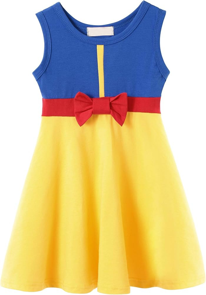 Cotton Baby Girl Clothes Summer Little Princess Toddler Kids Party Tutu Dresses | Amazon (US)