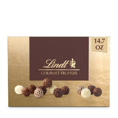 Lindt Gourmet Chocolate Candy Truffles Gift Box - 14.7 oz. | Target