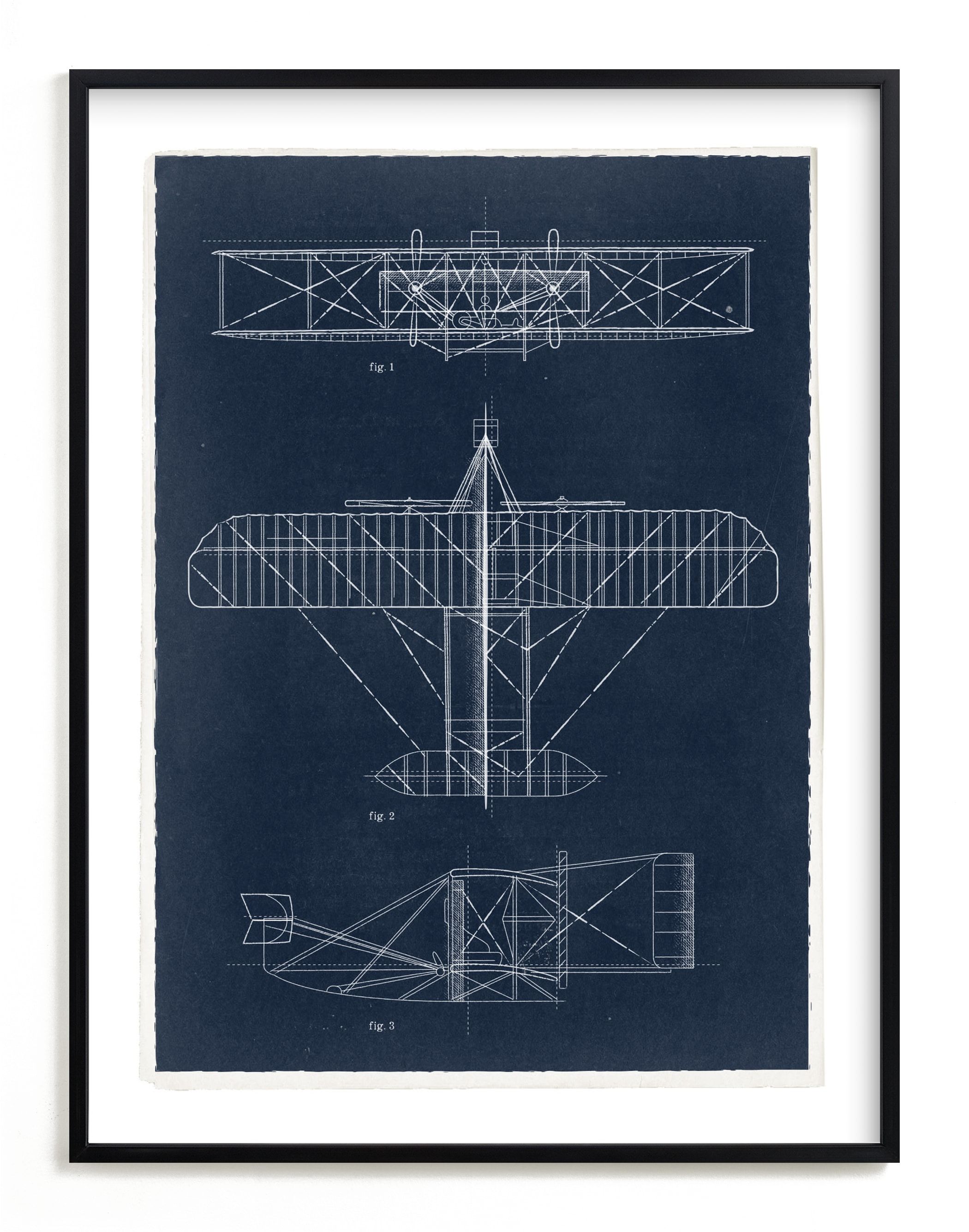 "Plane diagram" - Graphic Limited Edition Art Print by Robert and Stella. | Minted