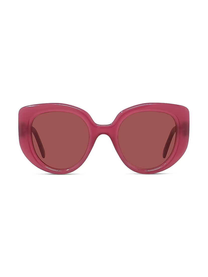 Curvy 49MM Butterfly Sunglasses | Saks Fifth Avenue