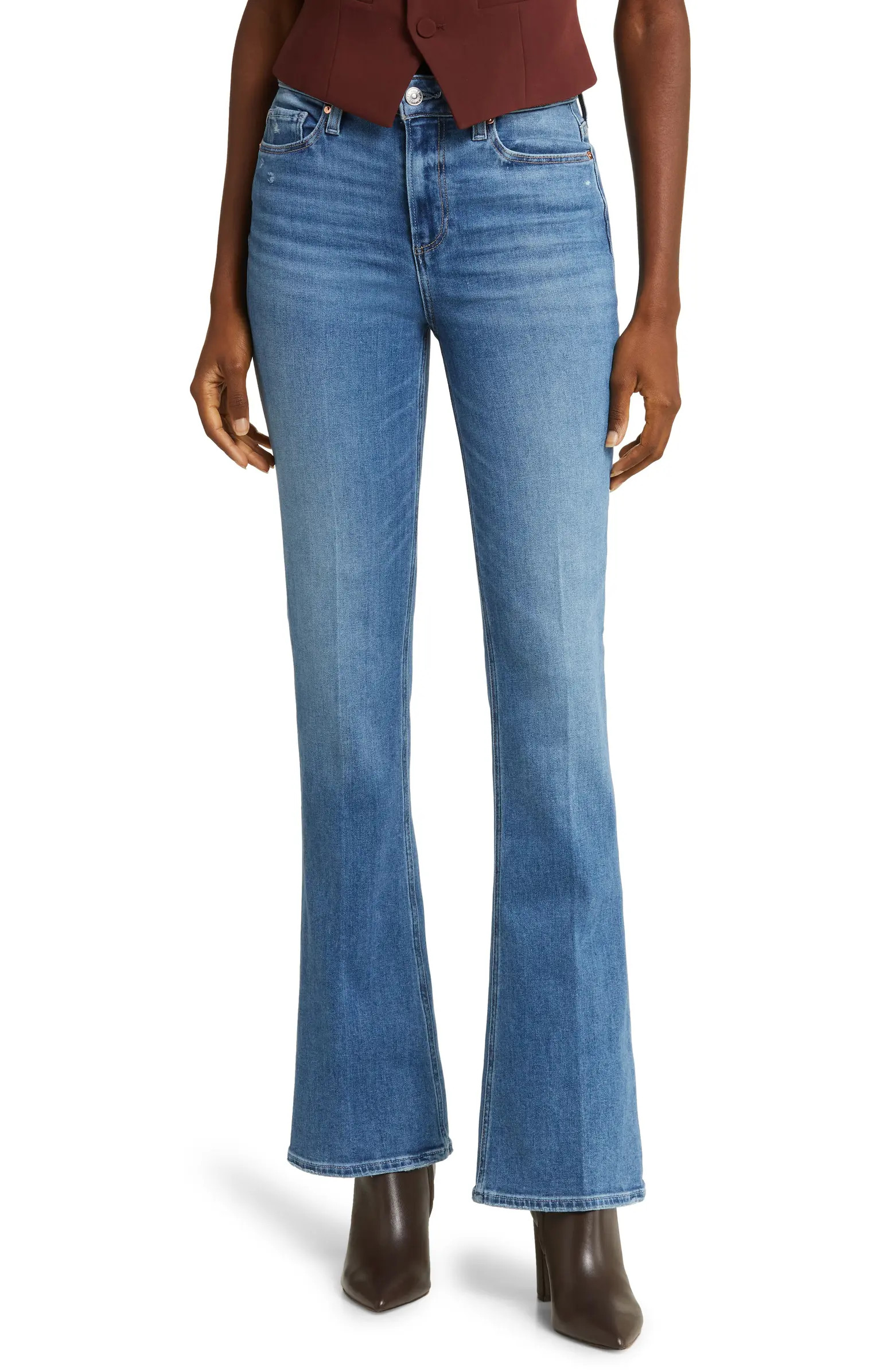 Laurel Canyon High Waist Flare Jeans | Nordstrom