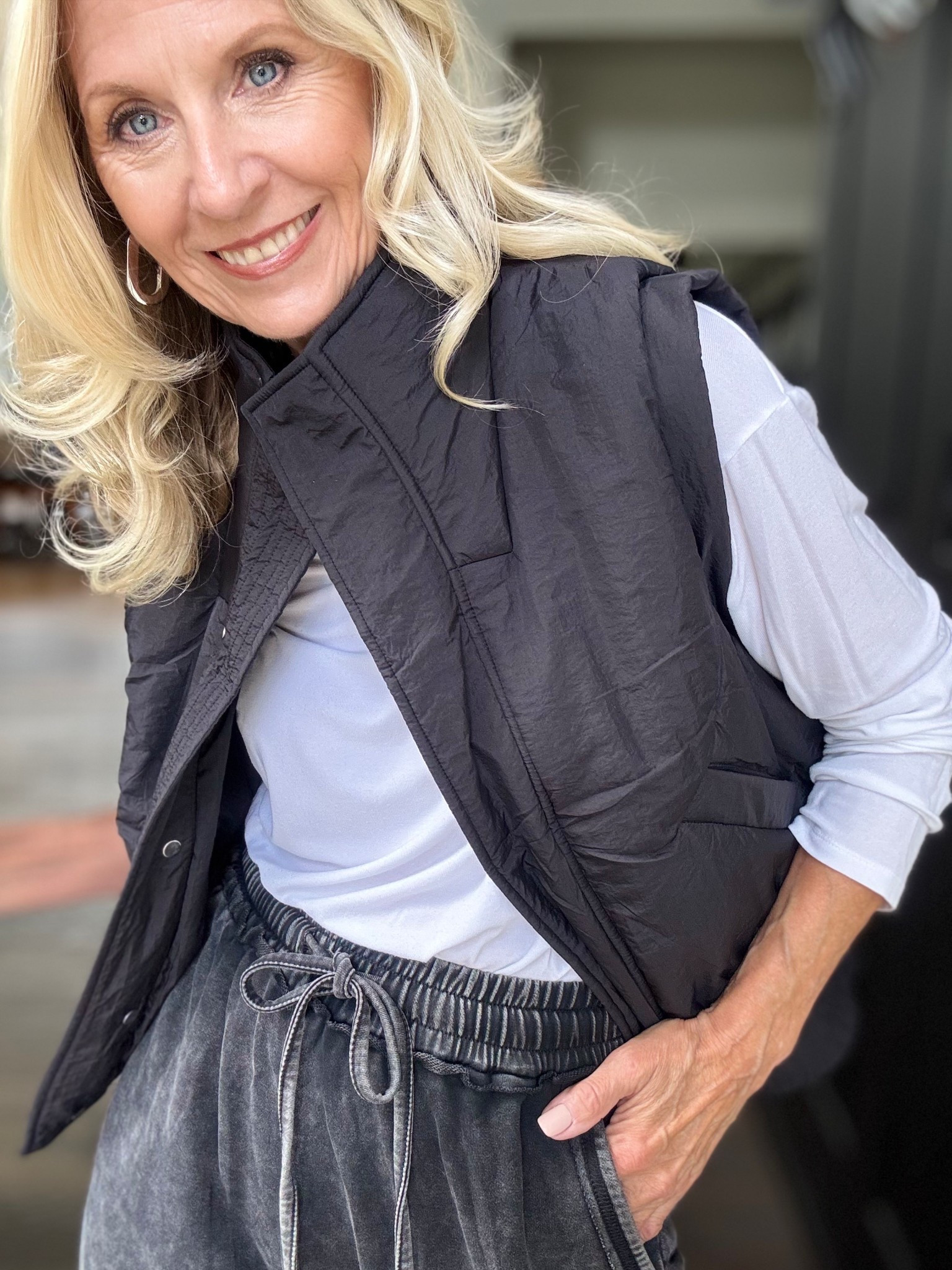 It’s an errand kind of Tuesday outfit.

It’s a chilly day here so I am wearing my two pieses from @ainangua_fashion from Amazon.

These acid wash Palazzo sweatpants, have a casual high waist drawstring band. I love how comfortable they are! And I am wearing their cropped puffer vest with its extended shoulder and funnel neck collar.

I’m getting it all done today!

Follow me for more 50+ style inspiration.

#LTKStyleTip #LTKOver40