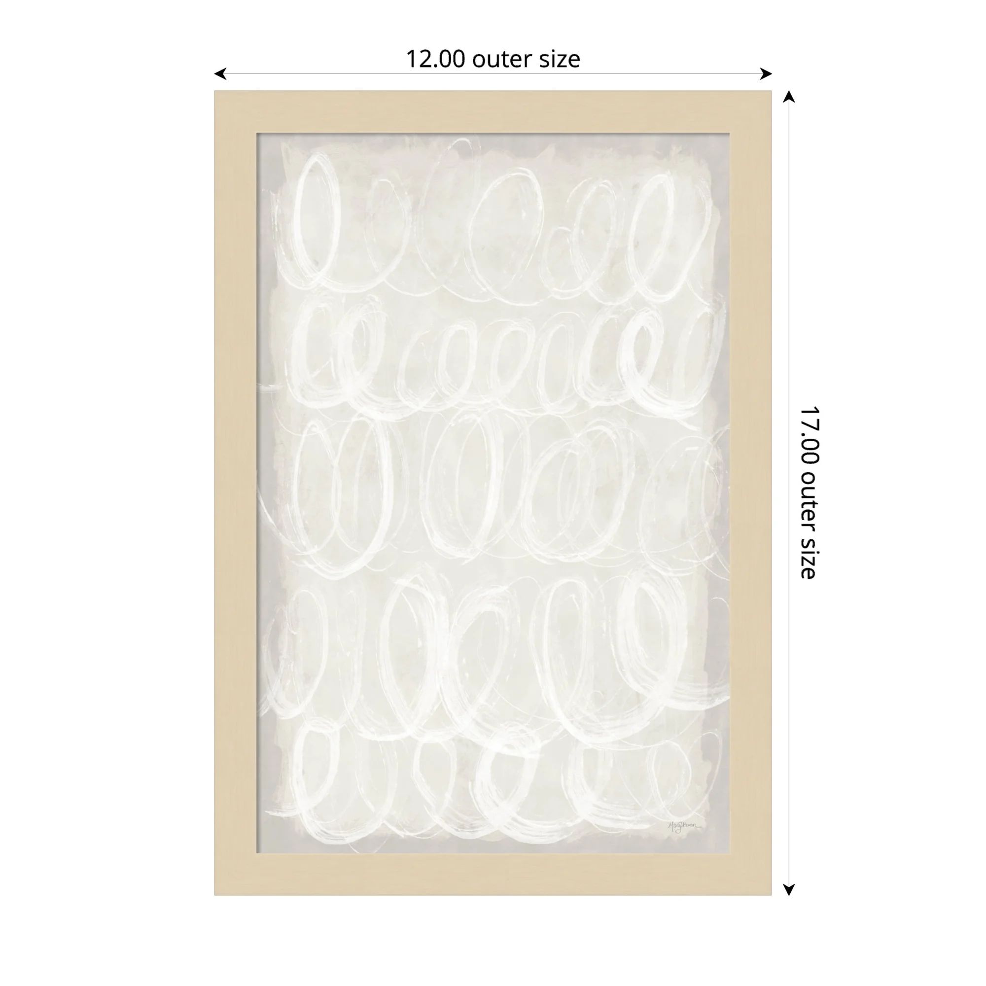 Calming Thoughts I by Mary Urban, Neutral and Minimalist Home Wall Decor for mywellihouse | Walmart (US)