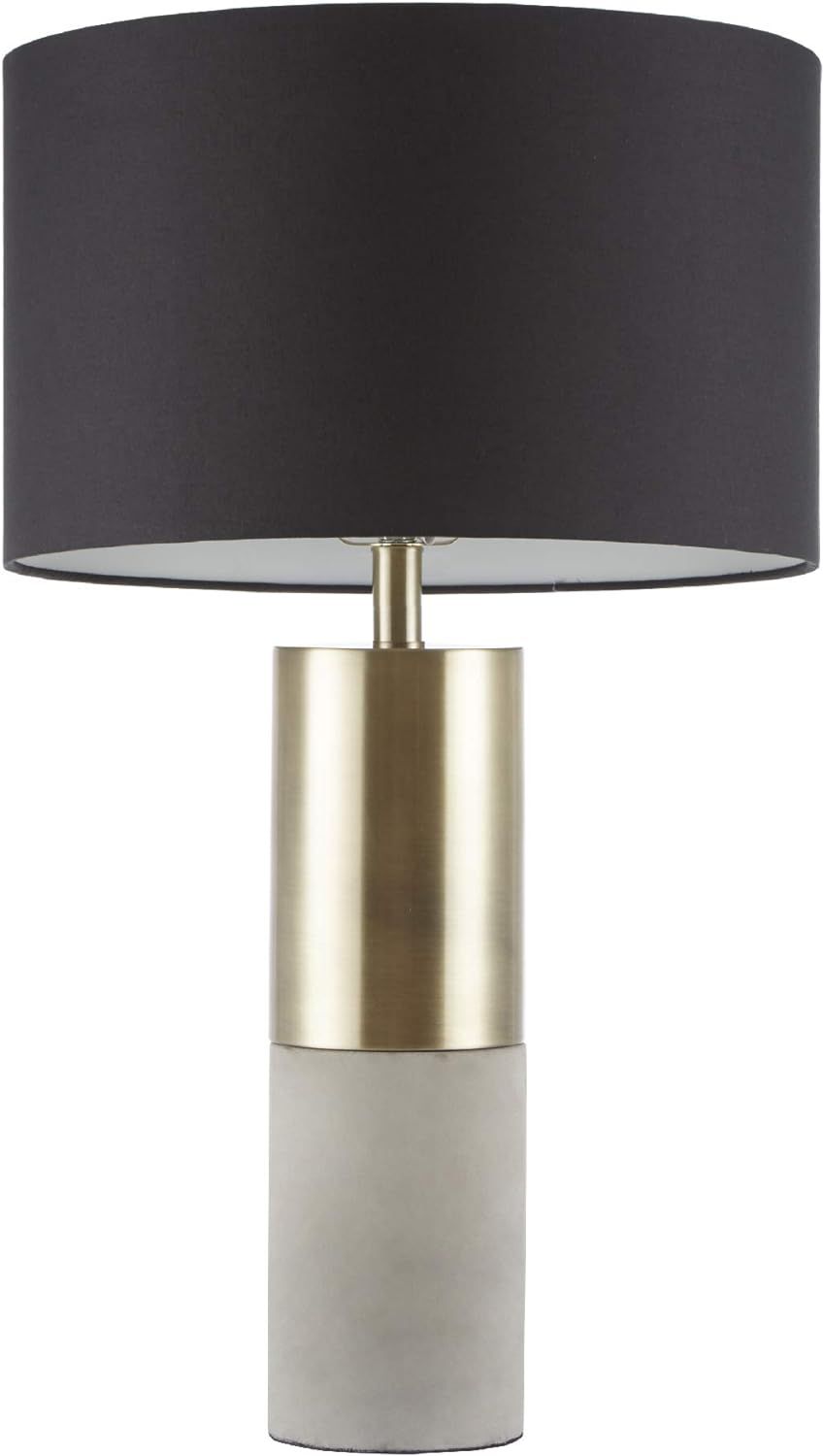 Hampton Hill Fulton Desk Lamp, Bedside Nightstand Bedroom Light Modern Luxe Metal, Concrete Base,... | Amazon (US)