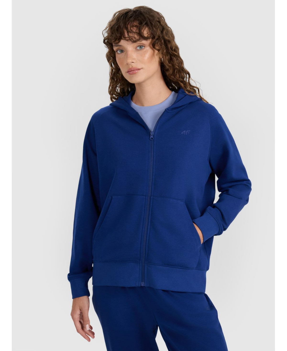 4F Women's zip-up hoodie - Navy | Macy's