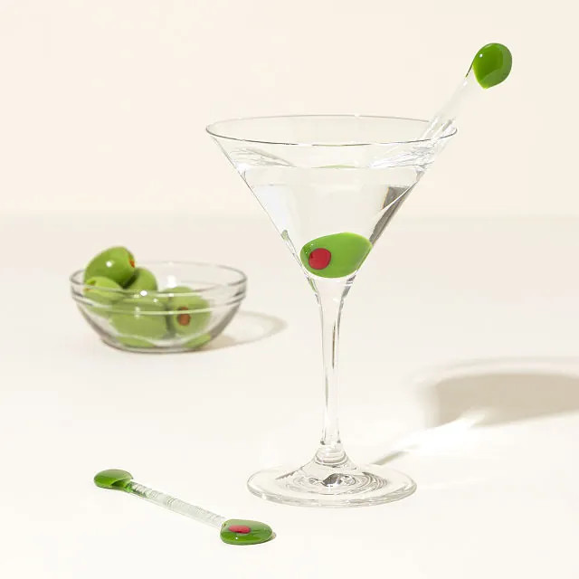 Dirty Martini Cocktail Stirrers - Set of 2 | UncommonGoods
